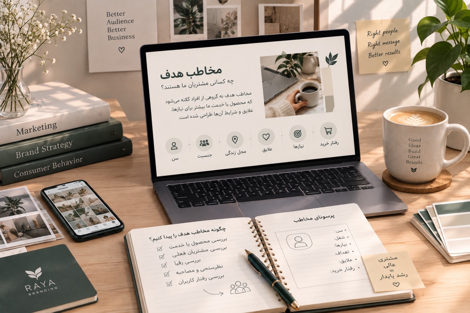 مخاطب هدف و روش شناسایی مشتریان برند