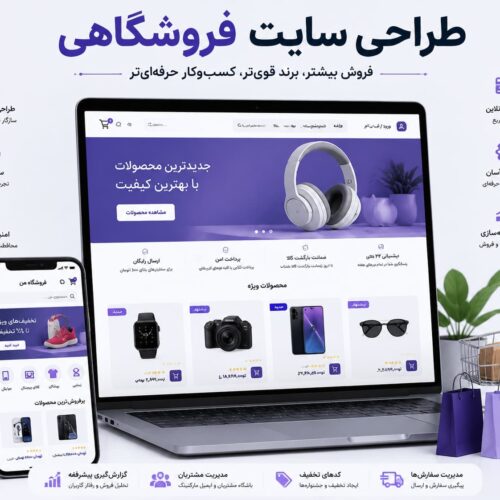 طراحی سایت فروشگاهی و ایجاد فروشگاه اینترنتی حرفه‌ای