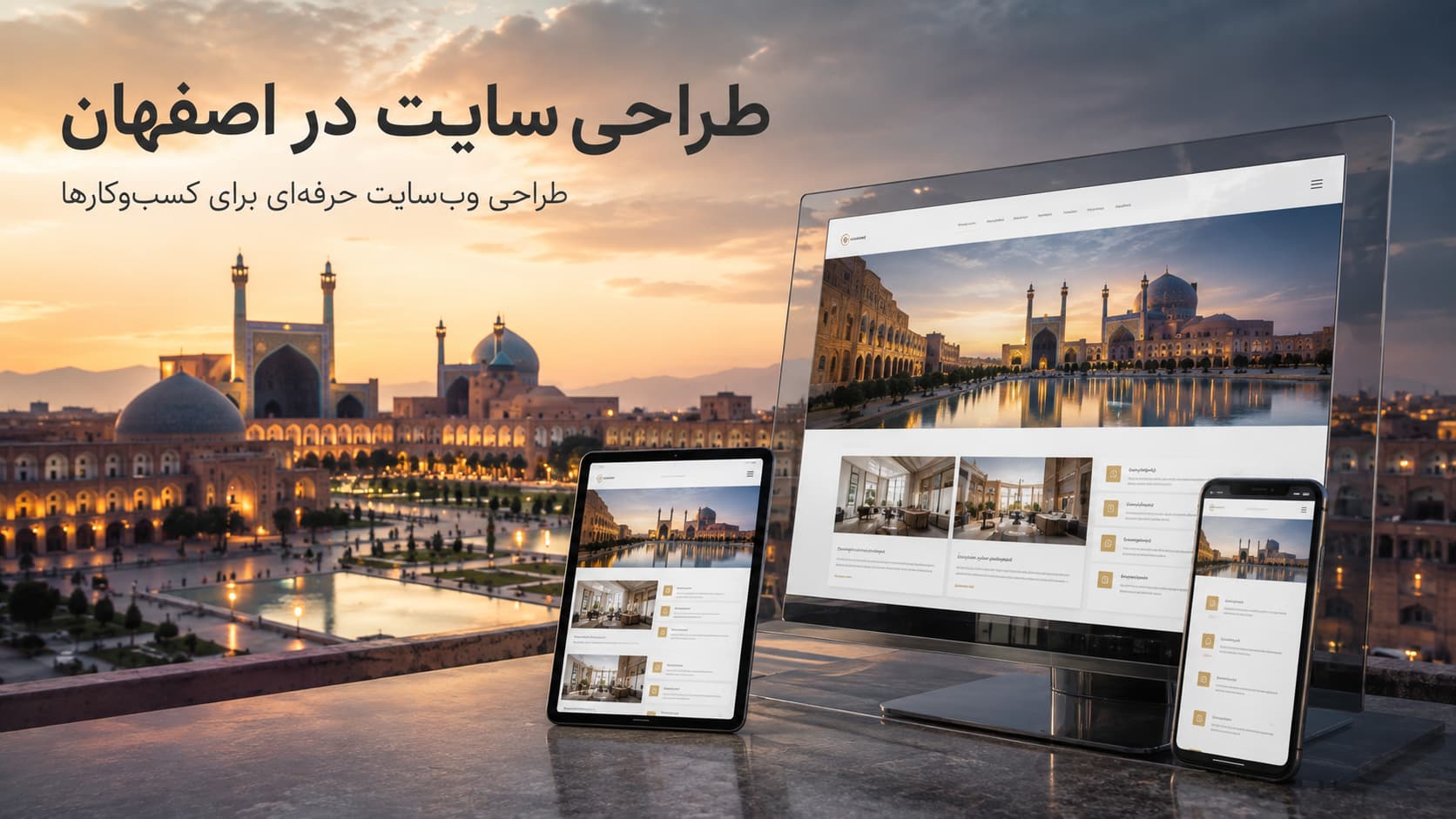 طراحی سایت در اصفهان برای کسب‌وکارها
