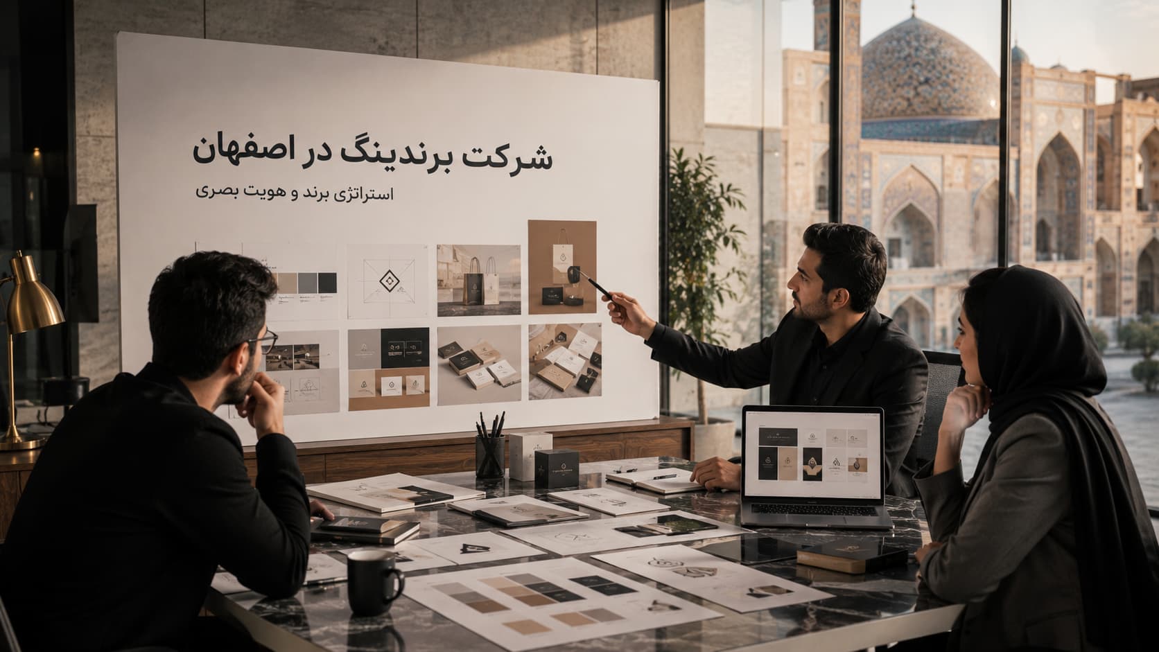 شرکت برندینگ در اصفهان و ارائه خدمات هویت بصری و استراتژی برند