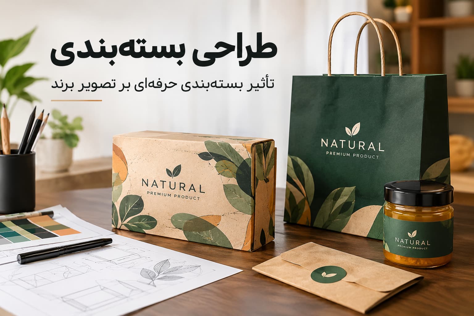 طراحی بسته‌بندی حرفه‌ای و تأثیر آن بر تصویر برند