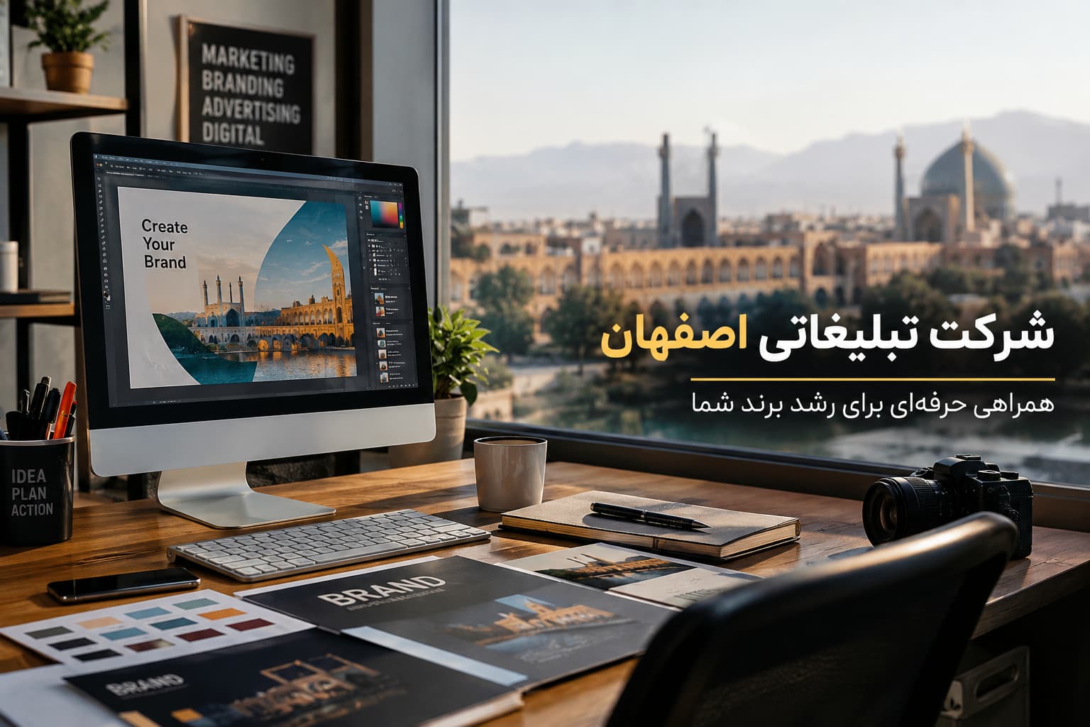 شرکت تبلیغاتی اصفهان و خدمات برندینگ و تبلیغات حرفه‌ای