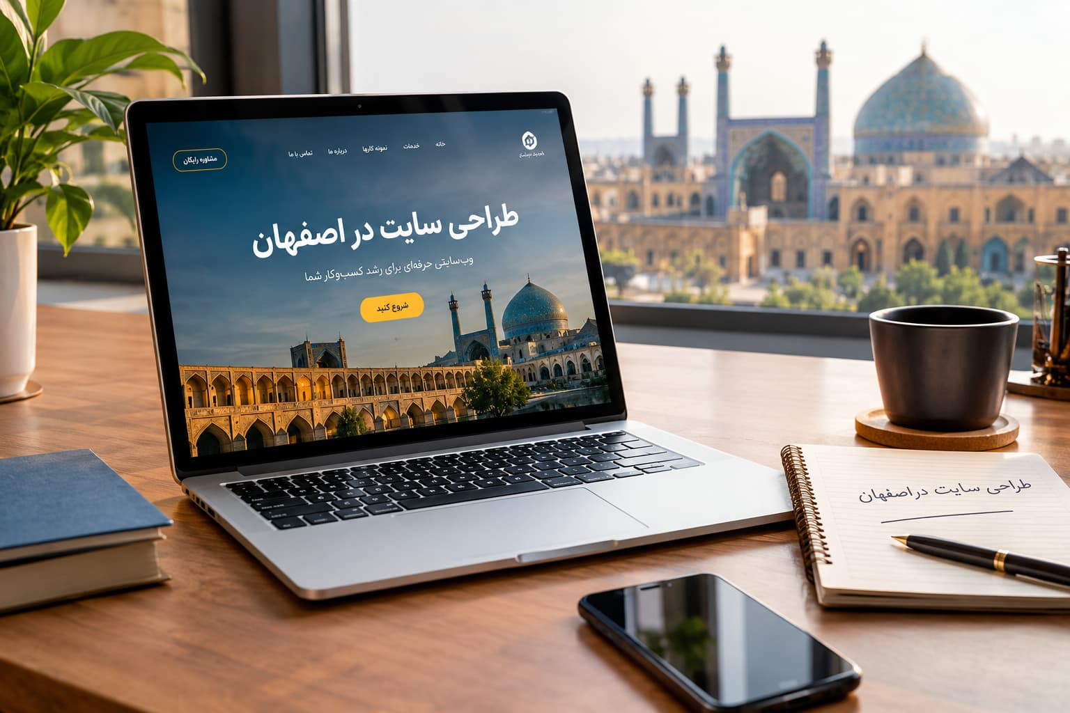 طراحی سایت در اصفهان برای کسب‌وکارها