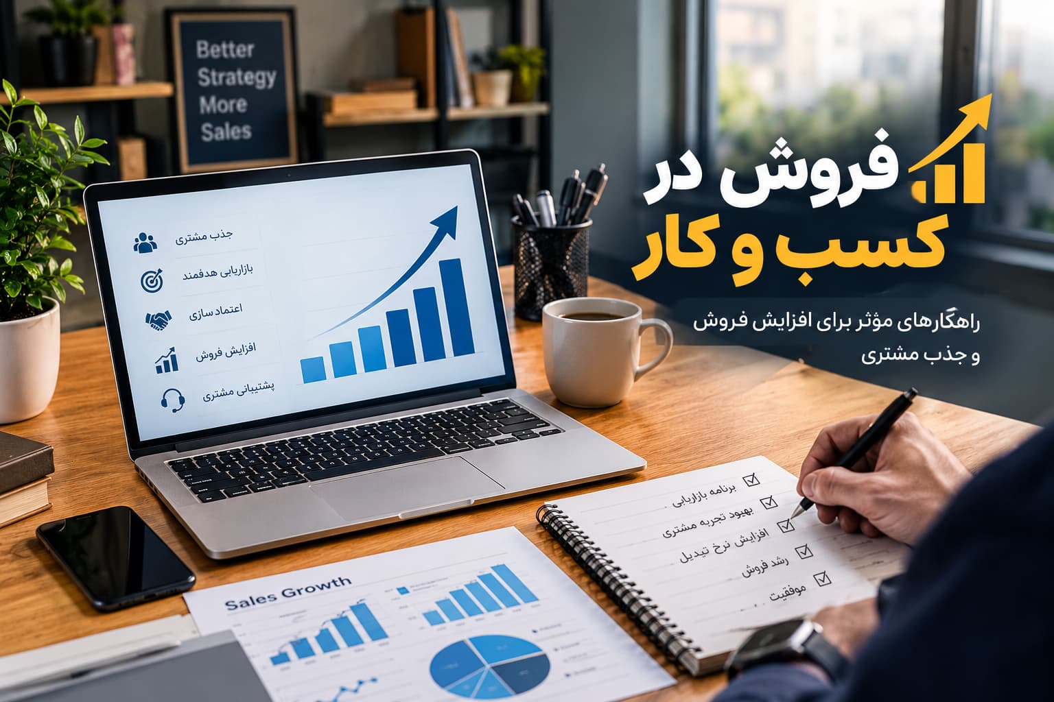 فروش در کسب و کار و راهکارهای افزایش فروش و جذب مشتری